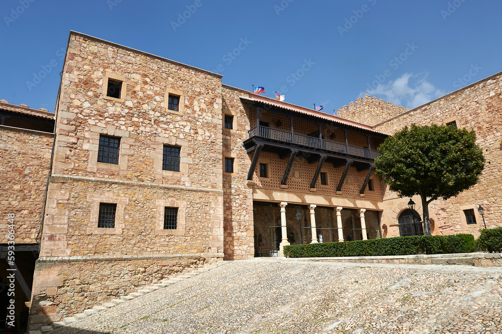 inner courtyard of the castle