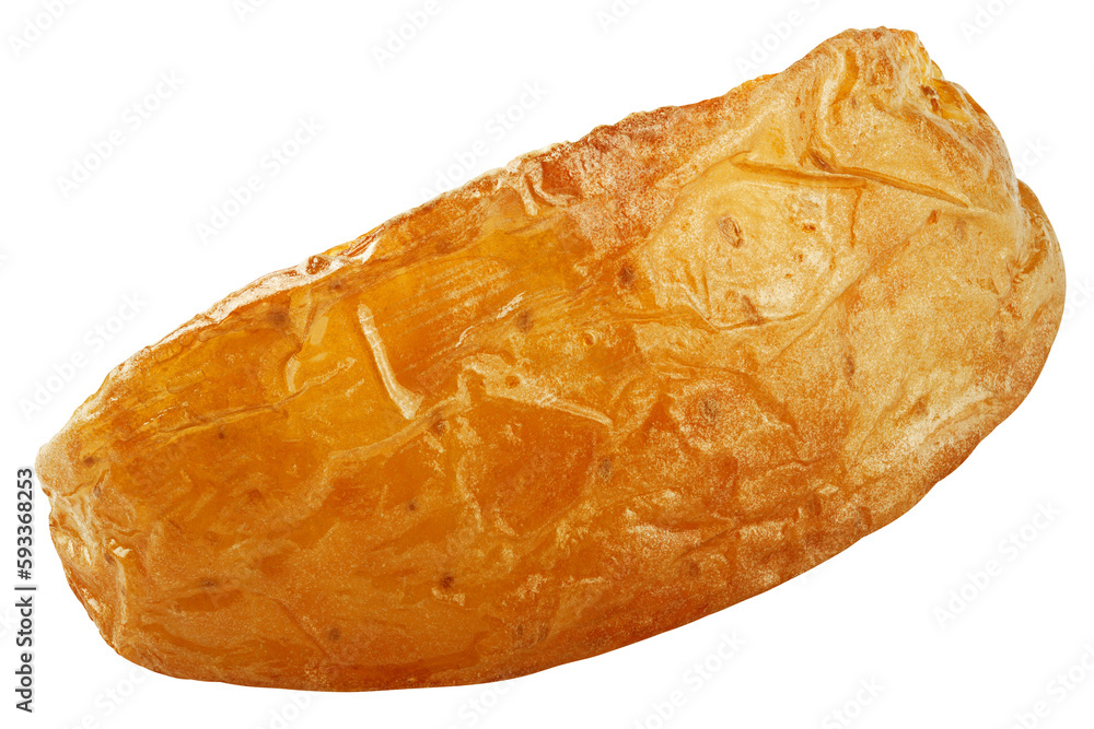 fried Potato wedges, isolated on white background, full depth of field fried Potato wedges, isolated on white background, full depth of field