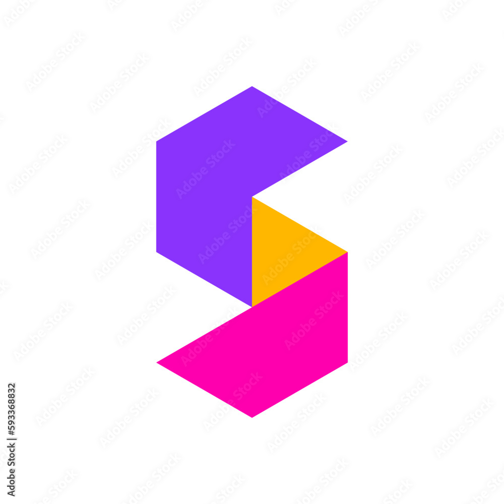 Letter S arrow modern logo design Letter S arrow modern logo design