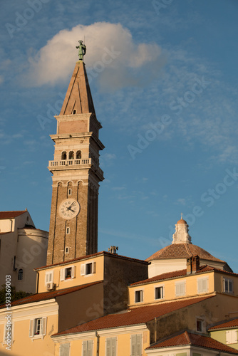 bell tower of the church