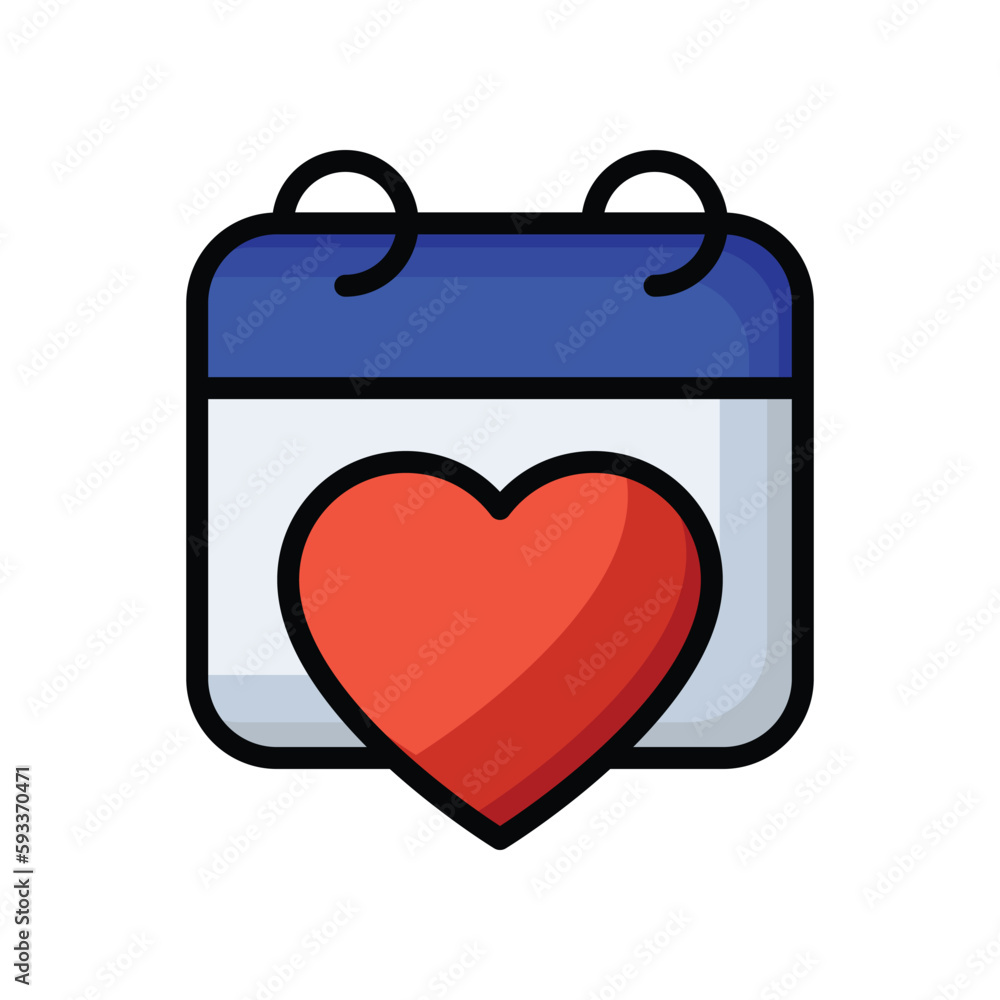 Wedding Date icons. Vector Design Stock illustration. Wedding Date icons. Vector Design Stock illustration.