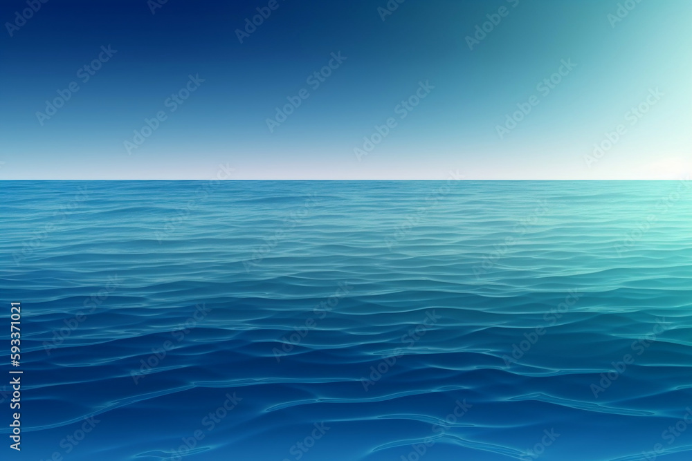 Obraz premium Blue sea and sky