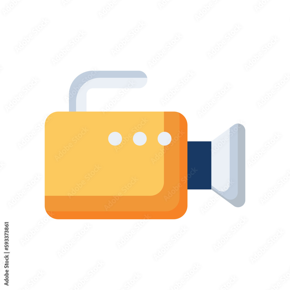 Movie Camera icons. Vector Design Stock illustration. Movie Camera icons. Vector Design Stock illustration.