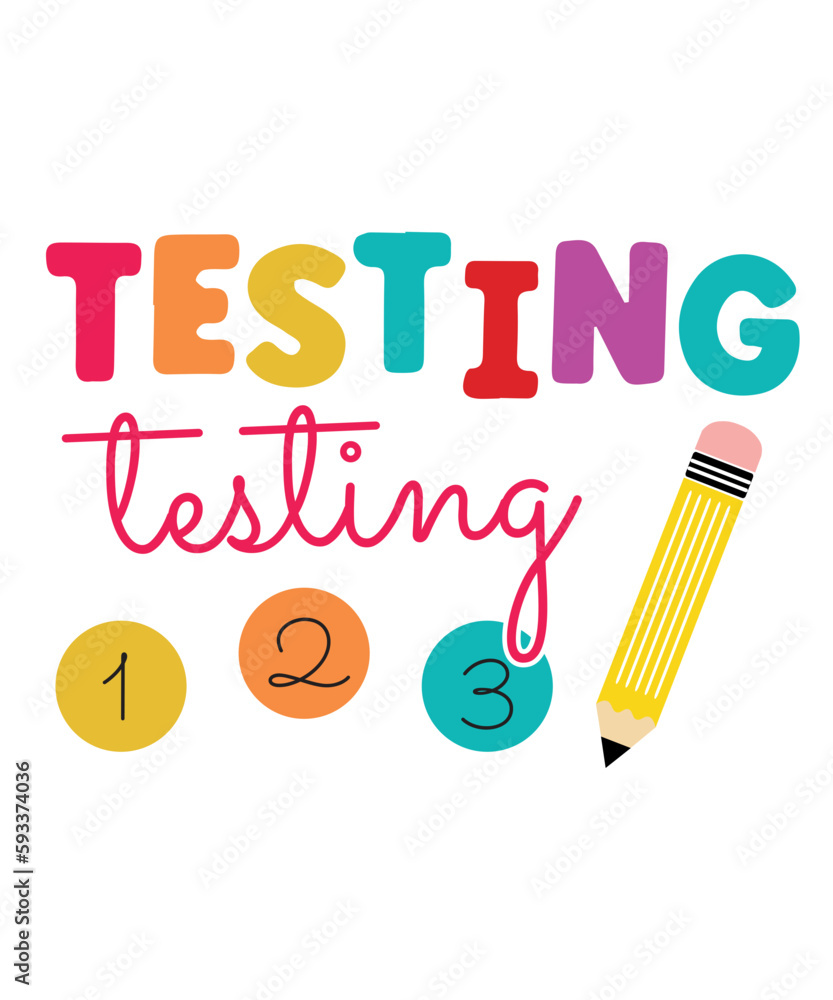 rock the test svg png bundle, you got this test day svg, Test Day svg ...