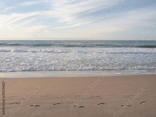 Footprints On The Beach