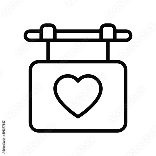 Love Sign icons. Vector Design Stock illustration.