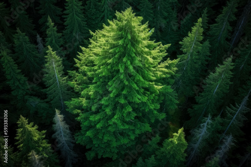 Trees in the trees, naturalistic landscape backgrounds, environmental awareness, National Geographic style. Generative Ai.