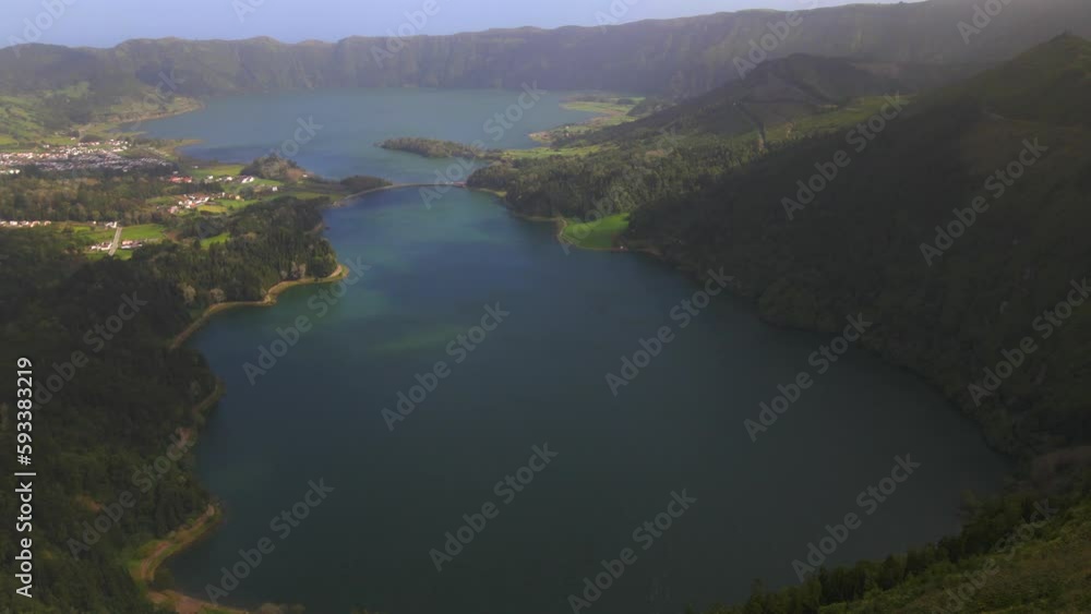 Sete Cidades in Sao Miguel, the Azores Sete Cidades in Sao Miguel, the Azores