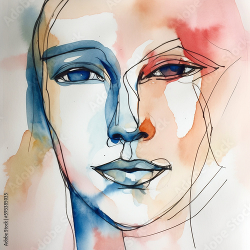 Abstract Art Portrait