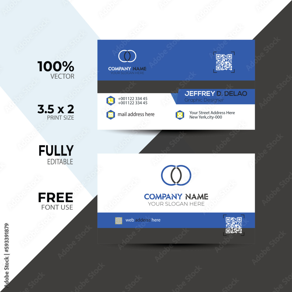Creative and Clean Business Card Template Creative and Clean Business Card Template