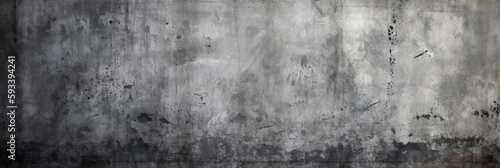 Grunge grey wall may used as background. Generative AI
