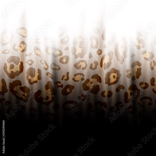 Seamless hand draw leopard pattern, animal print.