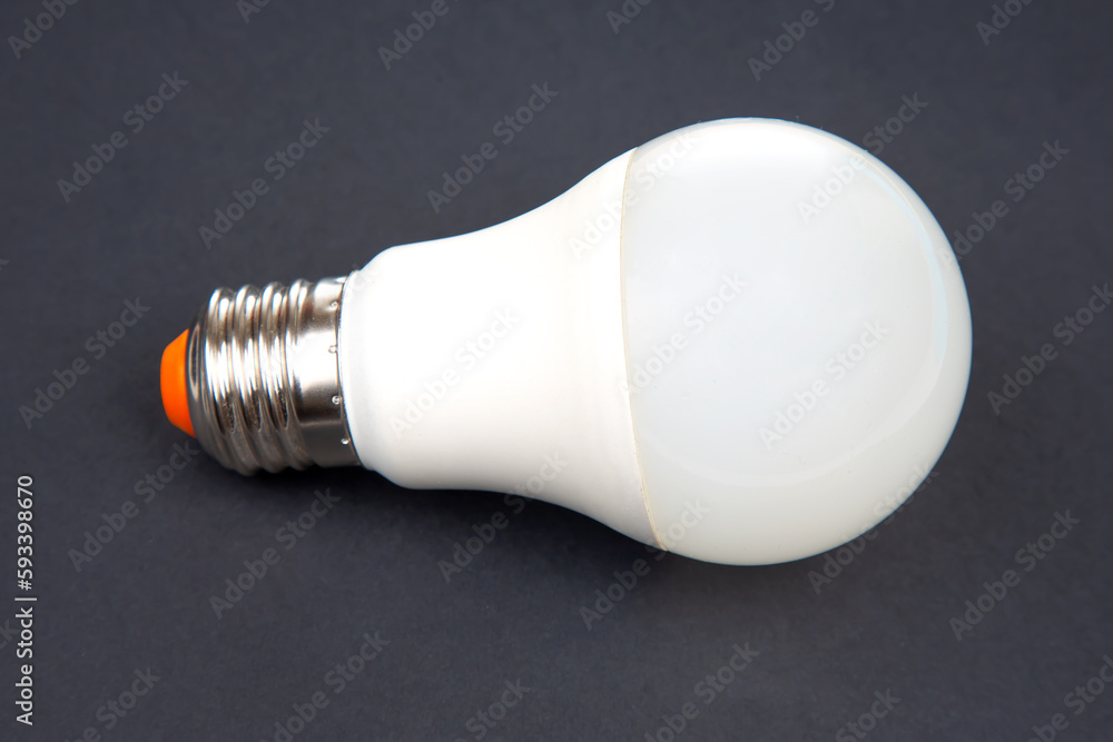 white LED lamp. electricity in modern devices white LED lamp. electricity in modern devices