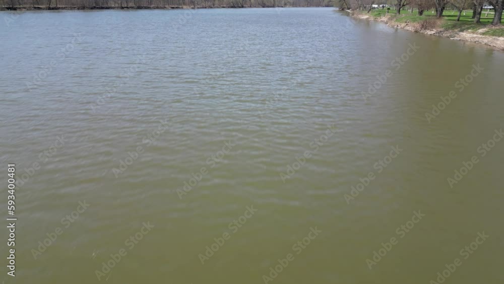 Aerial Drone Flight in Caledonia, Ontario Canada (Grand River, Camp Grounds, Road, Town) Aerial Drone Flight in Caledonia, Ontario Canada (Grand River, Camp Grounds, Road, Town)
