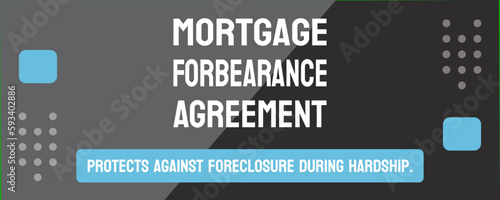 Mortgage Forbearance Agreement - Temporary relief from mortgage payments
