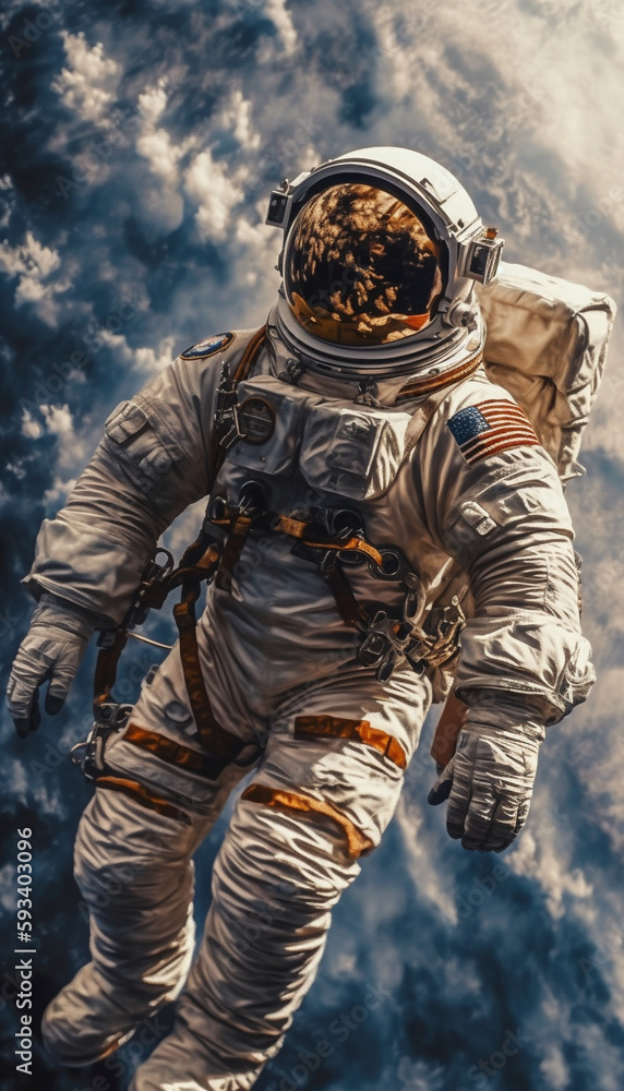 astronaut free falling to earth from outer space astronaut free falling to earth from outer space