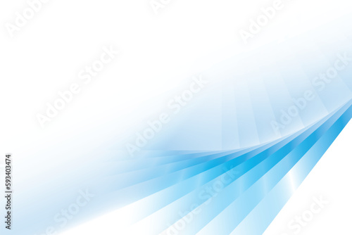 Abstract white and blue color background with geometric shape. Vector illustration.