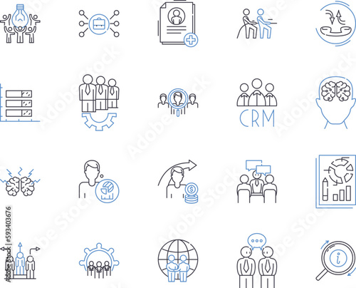 Quality control outline icons collection. quality, control, assurance, standards, compliance, audit, inspection vector and illustration concept set. testing, precision, accuracy linear signs