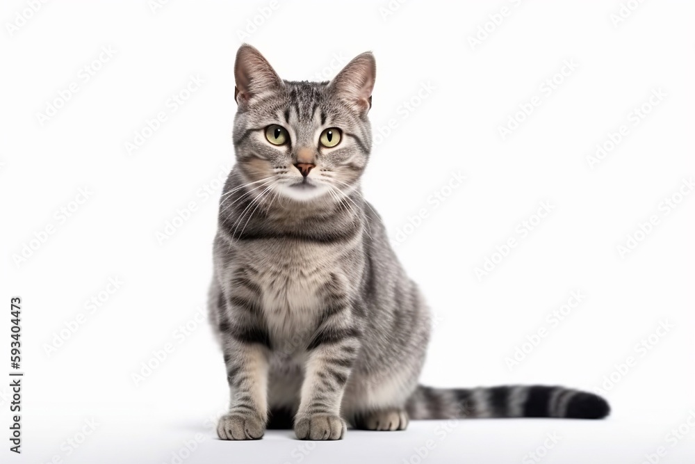 british cat isolated on white background british cat isolated on white background