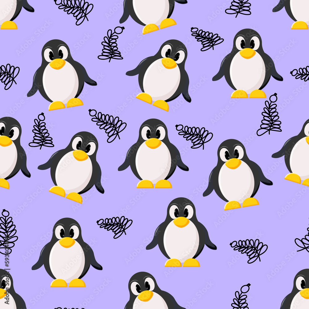 Obraz premium Penguin pattern