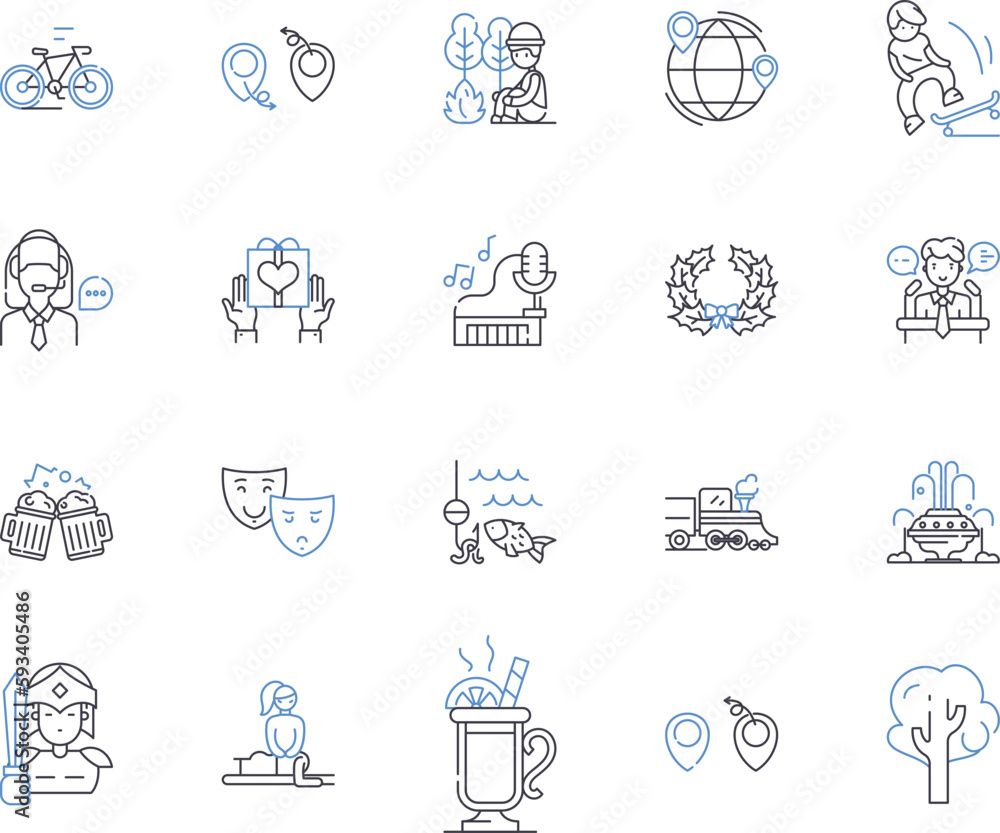 Adventure and christmas outline icons collection. Adventure, Christmas, Vacation, Holidays, Snow, Skiing, Snowboarding vector and illustration concept set. Ice-Skating, Sledding, Sleigh-Ride linear Adventure and christmas outline icons collection. Adventure, Christmas, Vacation, Holidays, Snow, Skiing, Snowboarding vector and illustration concept set. Ice-Skating, Sledding, Sleigh-Ride linear