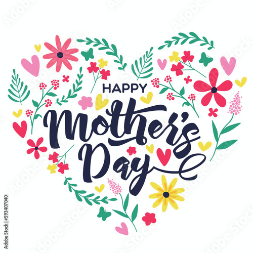 Mother's Day Celebration T shirt Vector Design. Fashion Vector Print Design You Can Decorate With Glitter, Rhinestone For Happy Mother's Day Greeting Card or Mother's Day T-Shirt © DeepPurple