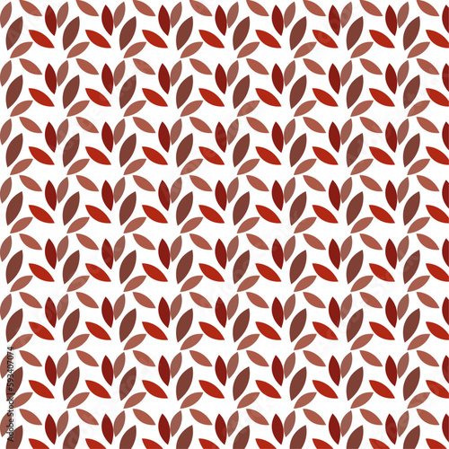 Patrón de hojas color rojo