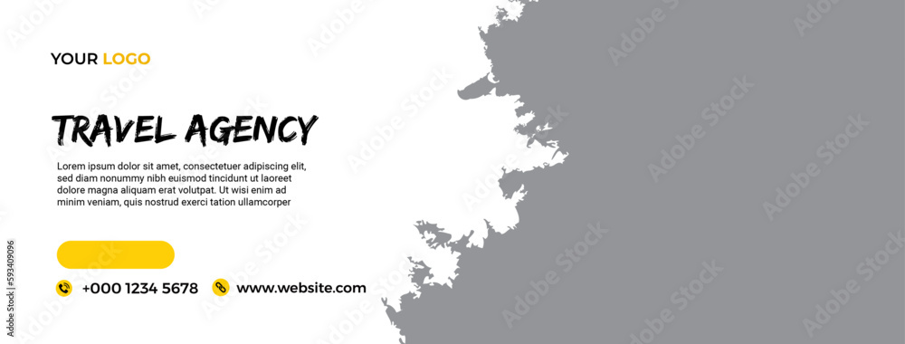 facebook cover page web ad banner template facebook cover page design web banner template travel agency facebook cover