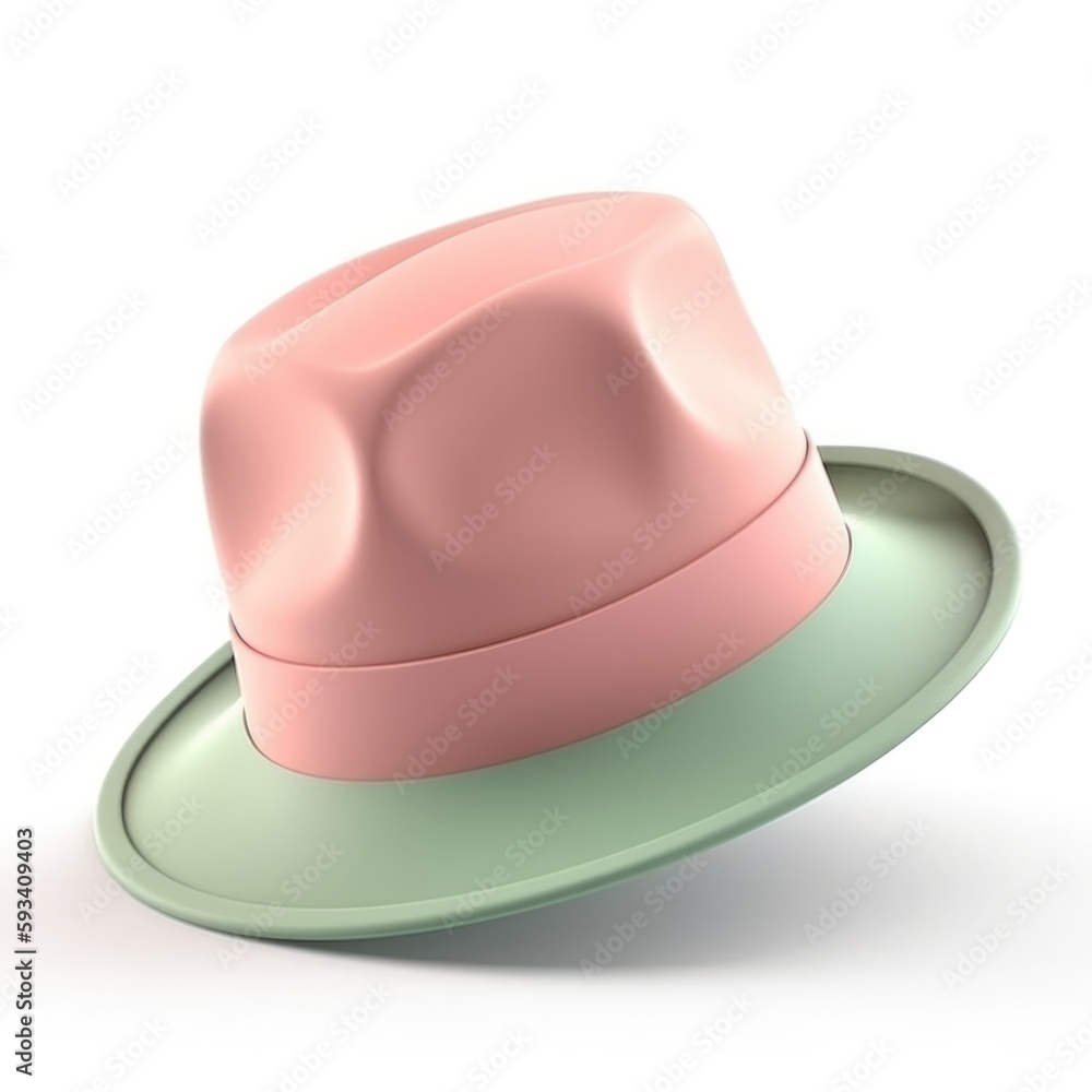 cute hat pastel colors, generative ai cute hat pastel colors, generative ai