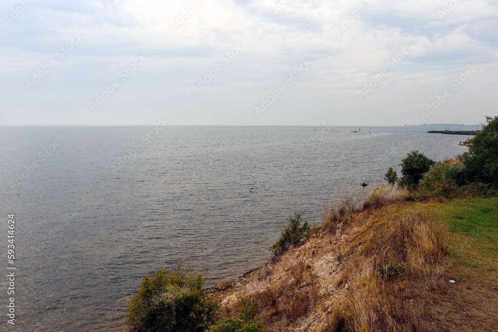 view of the coast of the sea