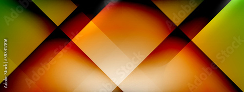 Light and shadow squares and lines abstract background