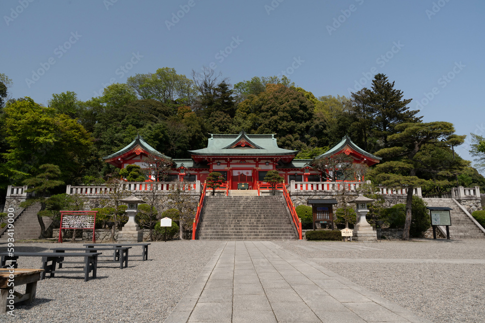 足利織姫神社 本堂 足利織姫神社 本堂