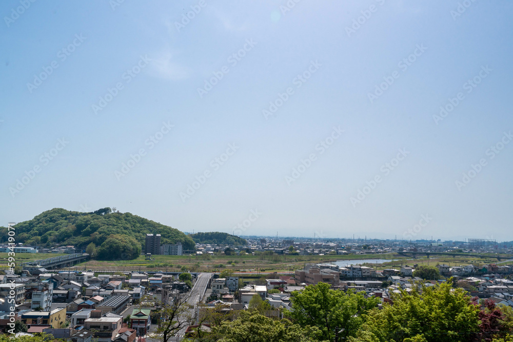 足利織姫神社からの景観