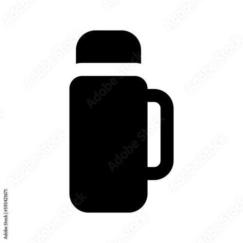 thermos glyph icon