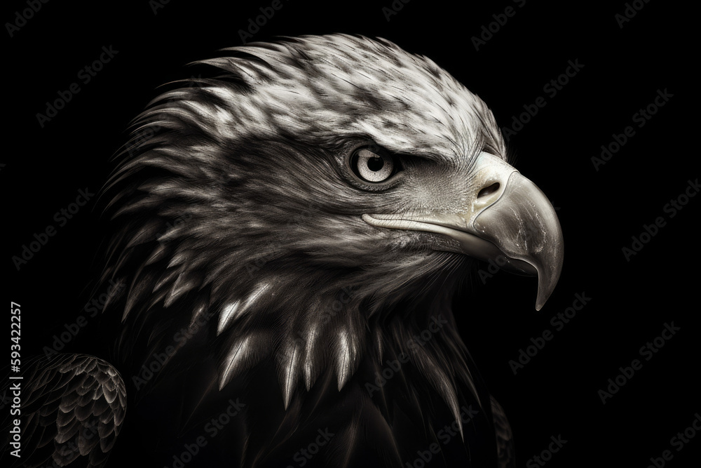 Fototapeta premium portrait of a eagle