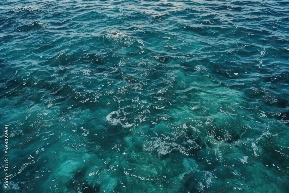 crystal clear lake with stunning blue water. Generative AI crystal clear lake with stunning blue water. Generative AI