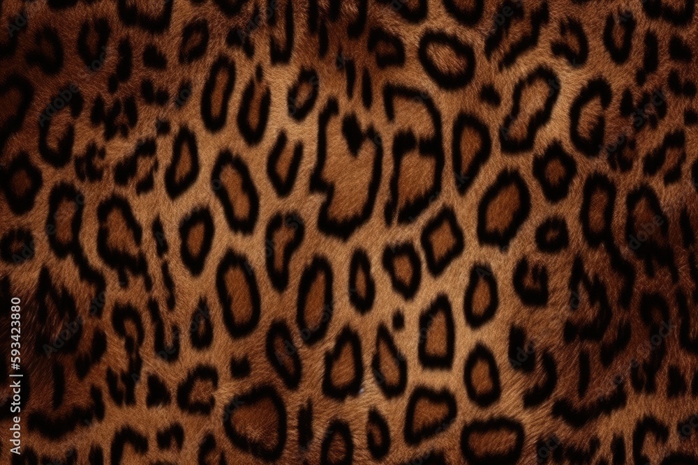detailed leopard print pattern in high resolution. Generative AI detailed leopard print pattern in high resolution. Generative AI