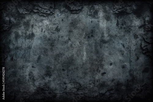 textured grungy background with a black border. Generative AI