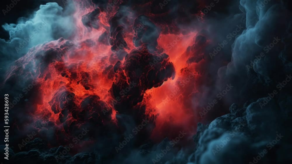 Space and glowing nebula background. Motion. Space and glowing nebula background. Motion.