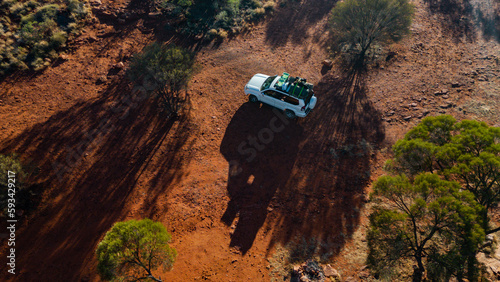 4x4 in desert Australia photo