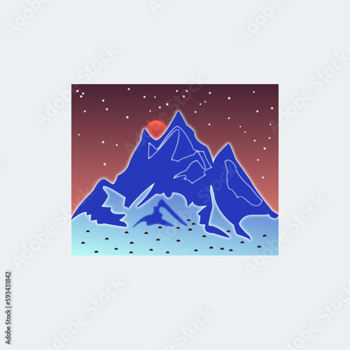 Night mode illustrtion