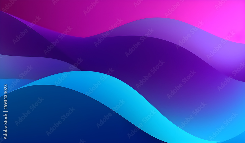 gradient purple, blue wavy dynamic abstract background. Generative AI gradient purple, blue wavy dynamic abstract background. Generative AI