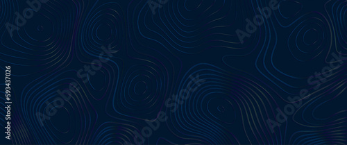 The stylized multicolored abstract topographic map contour, lines Pattern background, contour line geographic map pattern, golden and black, white. labels, wedding invitations, social net stories.