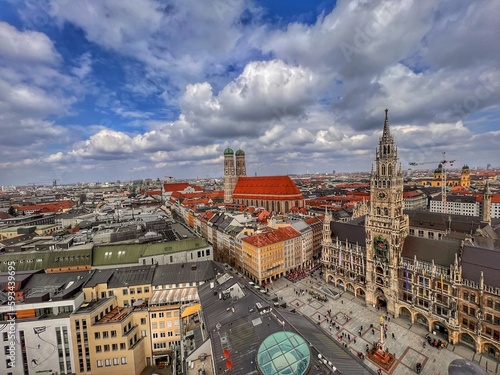 panorama of Munich , Germany