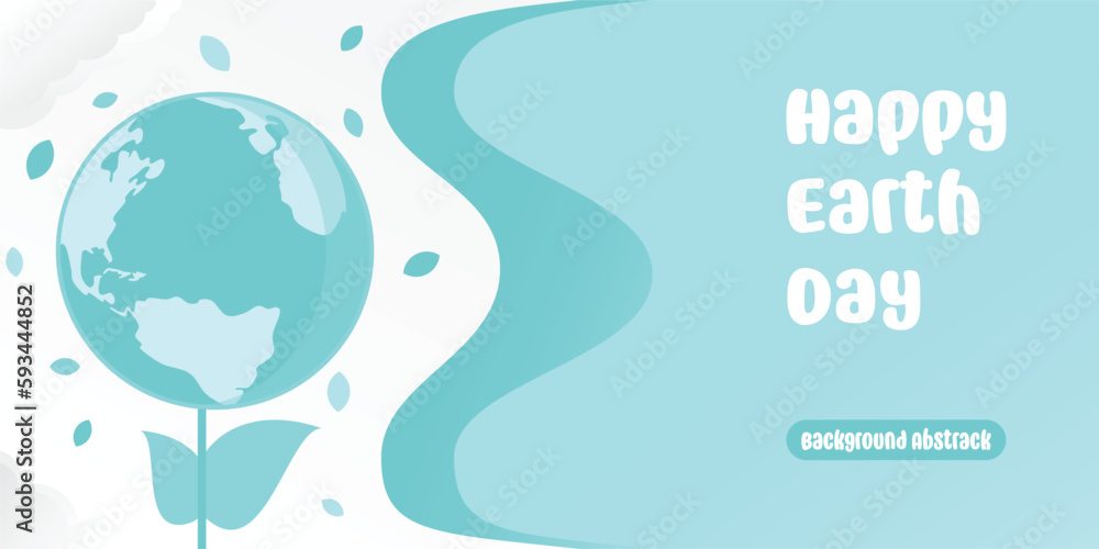 earth day banner, happy earth day. for environmental saving celebration, banner template, social media, web earth day banner, happy earth day. for environmental saving celebration, banner template, social media, web