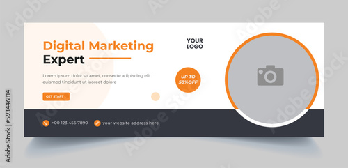 Wallpaper Mural digital marketing Facebook cover page template Torontodigital.ca