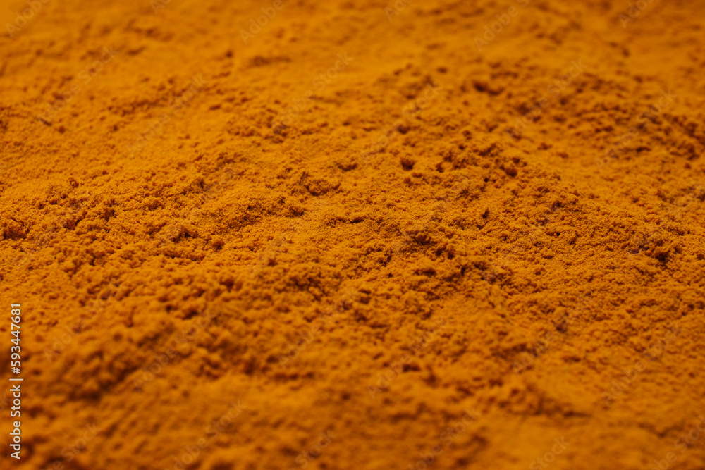 Obraz premium Fragrant seasoning - turmeric, one of the main ingredients in Indian curry