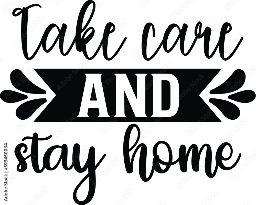 Fototapeta premium Stay at Home Svg bundle