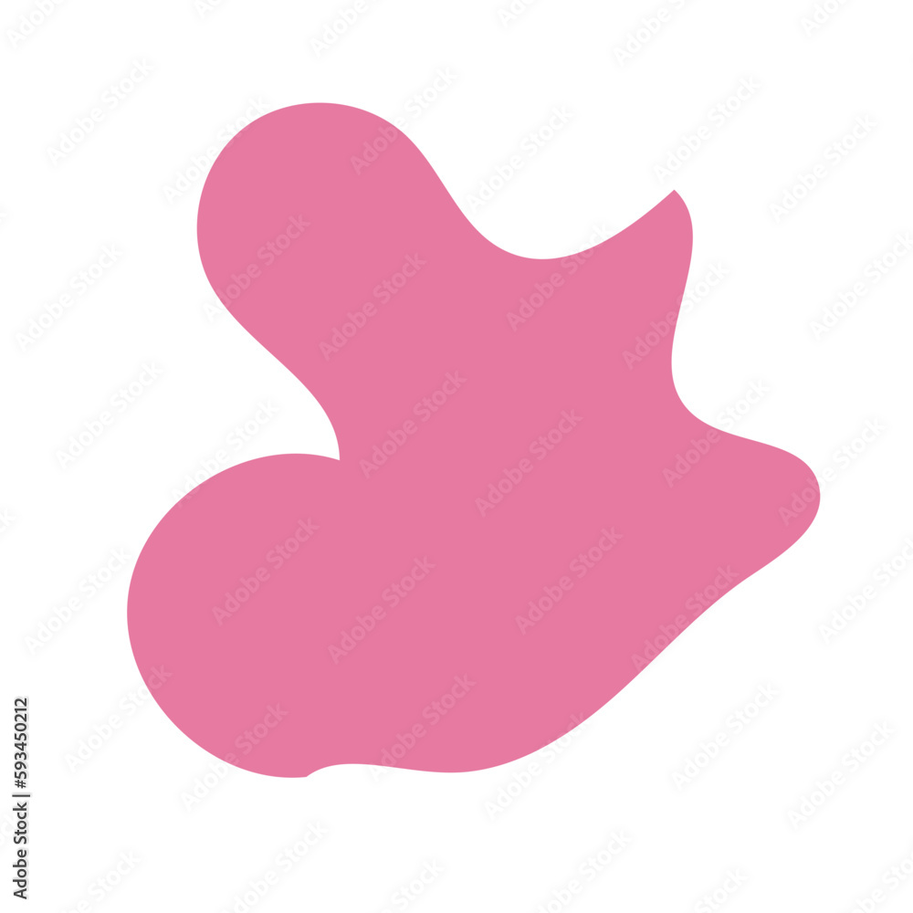 Pink Blob Abstract Shapes Vector Pink Blob Abstract Shapes Vector