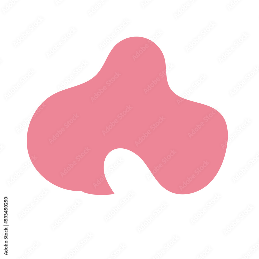 Pink Blob Abstract Shapes Vector Pink Blob Abstract Shapes Vector